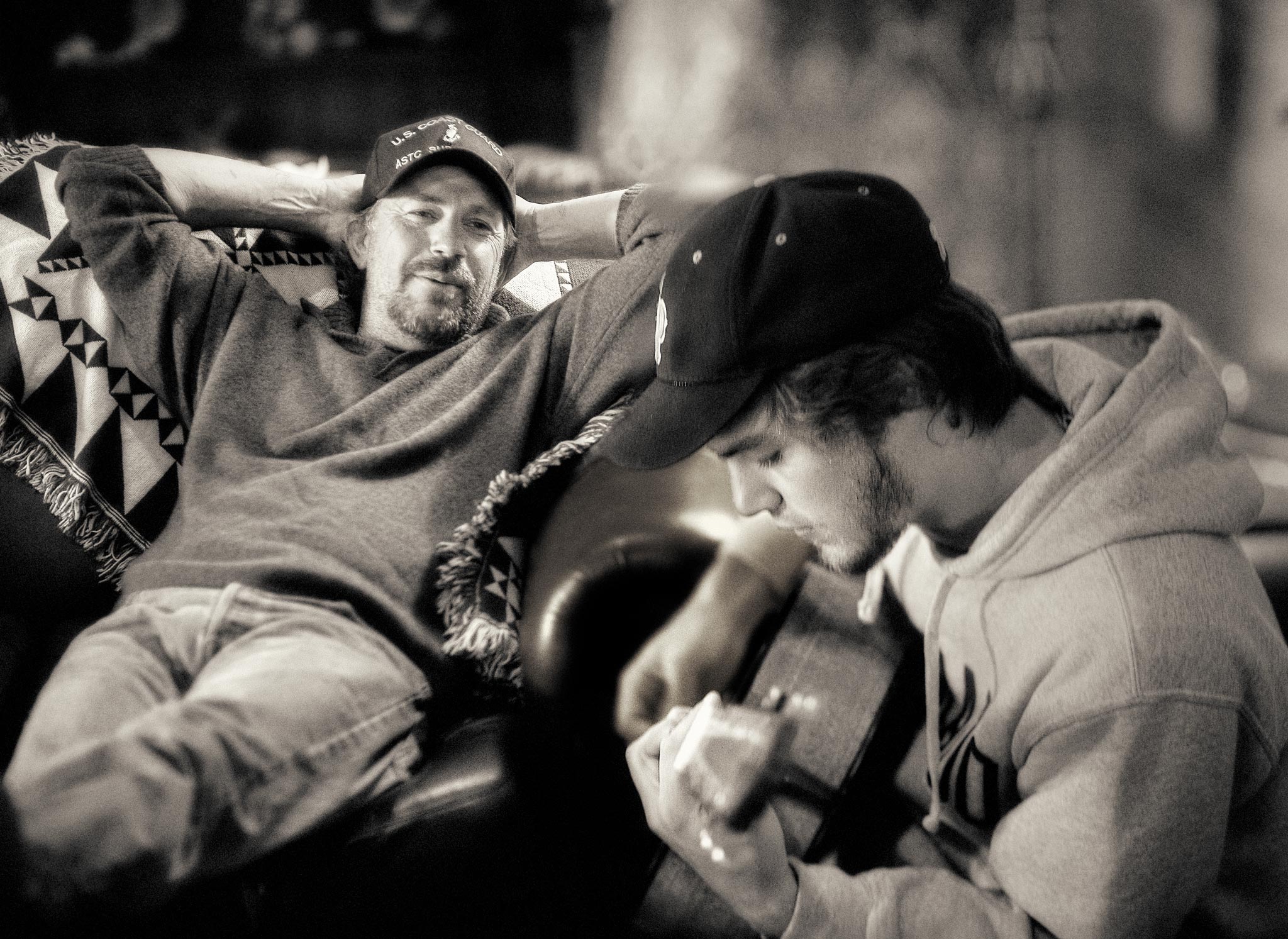 Kevin Costner and Son