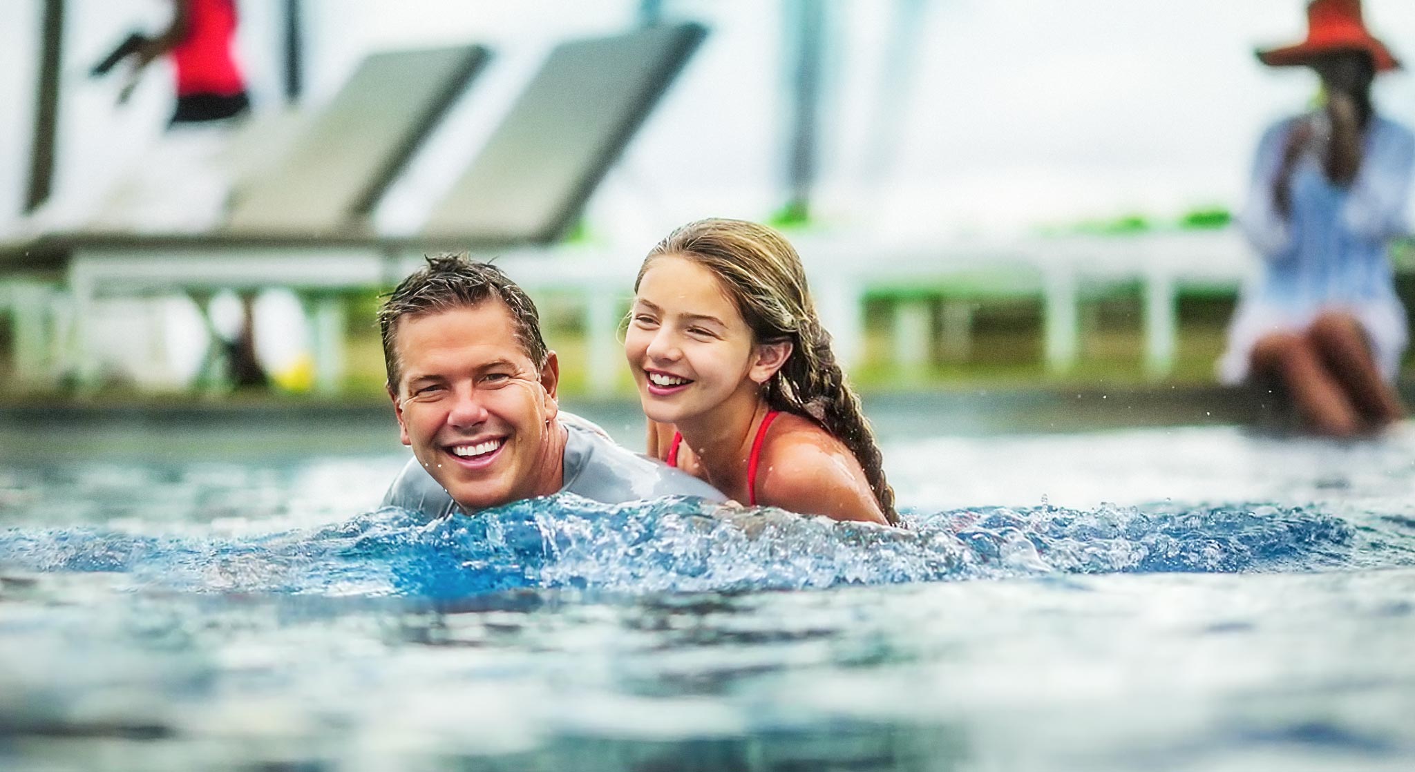 father-daughter-pool